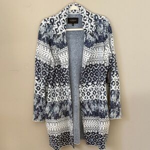 BRAND NEW Patterned Open Front Cardigan Sweater